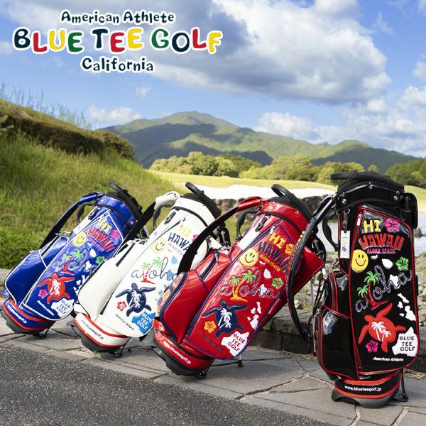 【美品】ブルーティーゴルフ 軽量 スタンド キャディバッグ ポップンパイン imgrc0083562183.jpg