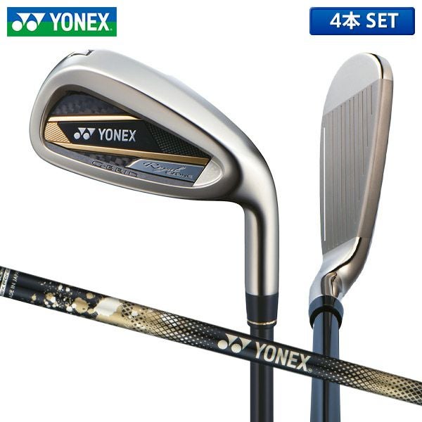 極美品 未開封品 YONEX ロイヤル イーゾーン クラブ12本 購入時約50万円 ヨネックス ロイヤル イーゾーン Eゾーン アイアンセット 4本組(7-P)の