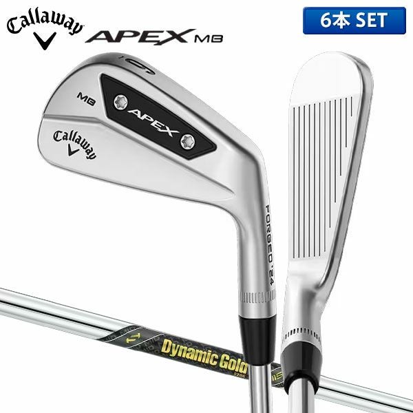 キャロウェイ APEX MB アイアンセット 6本組(5-P) Dynamic Gold キャロウェイ APEX MB アイアンセット 6本組(5-P) Dynamic Gold