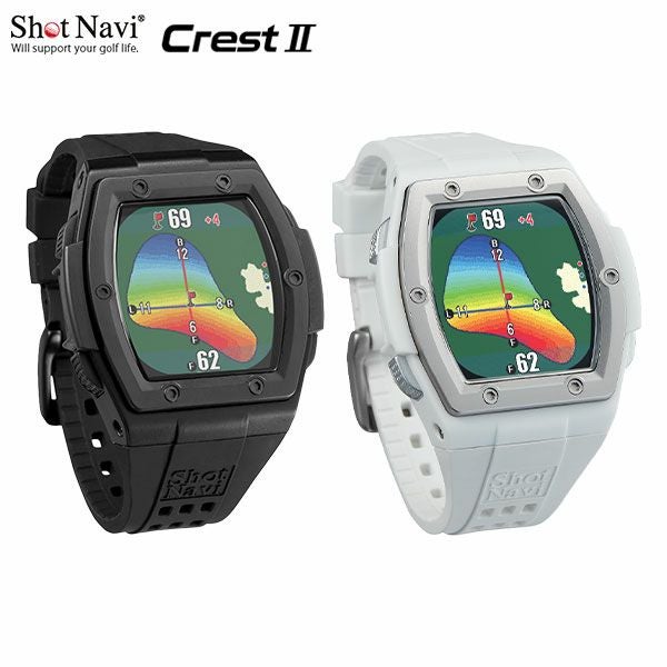 ゴルフ用GPSナビ 腕時計型 Crest2 ブラック ショットナビ Crest2 腕時計型 GPSナビの通販 テレ東アトミックゴルフ