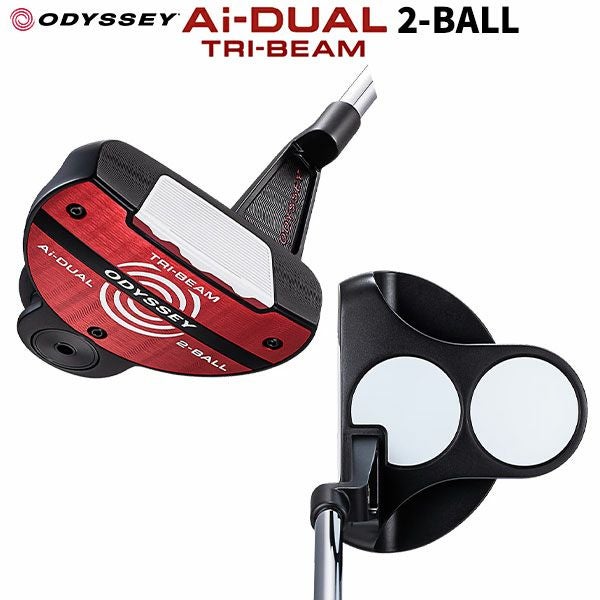 オデッセイ Ai-DUAL TRI-BEAM 2-BALL パターの通販 テレ東アトミックゴルフ