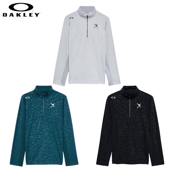 OAKLEY 長袖シャツ 2枚セット XL ホワイト ブラック オークリー スカル FOA409422 長袖 シャツの通販 テレ東アトミックゴルフ